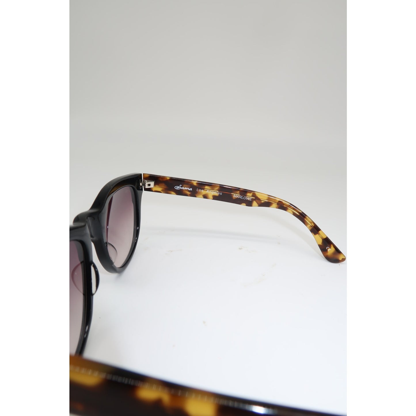 Sama Marlowe Eye Couture Sunglasses in Black Tortoise
