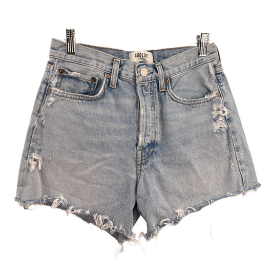 Agolde Cotton Denim Parker Vintage Cutoff Shorts