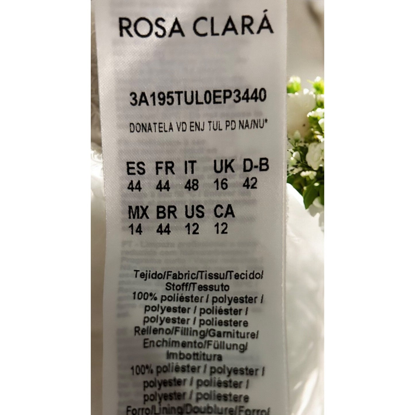 Donatela by Rosa Clará Sheer Lace Bodice Wedding Dress Gown