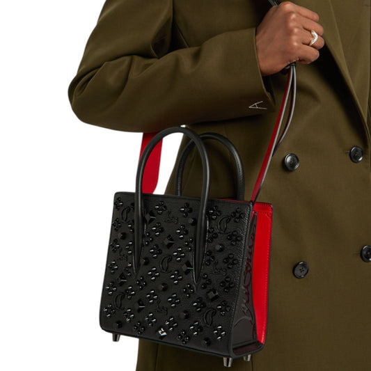 Christian Louboutin Leather Rockstud Paloma Mini Handbag