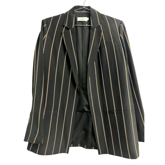 A.L.C. Studio LX Silk Pinstripe Blazer & Wide Leg Pants Suit Set