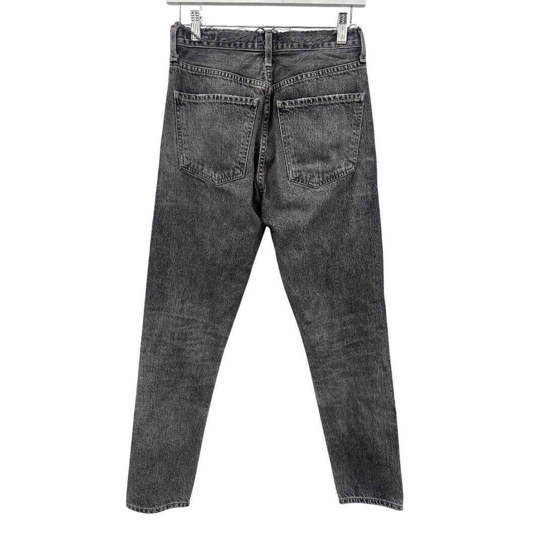 Citizens of Humanity Black Cotton Liya High-Rise Classic Fit Crop Jeans