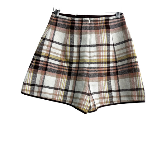 Zimmermann Linen Blend Matchmaker Check Dance Short