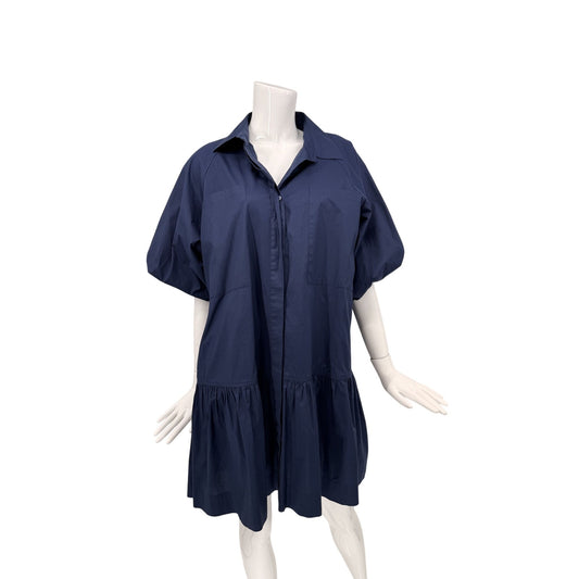 Simkhai Cotton Blend Crissy Mini Shirt Dress