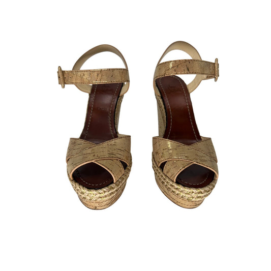 Christian Louboutin Leather Liege Almeria 120 Wedges Sandals