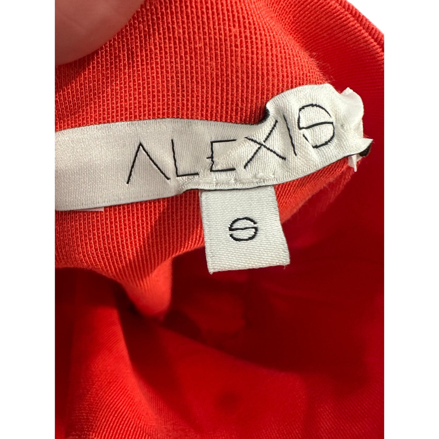 Alexis Red High Waist Gathered Casual A-Line Maxi Skirt Women's Size Small