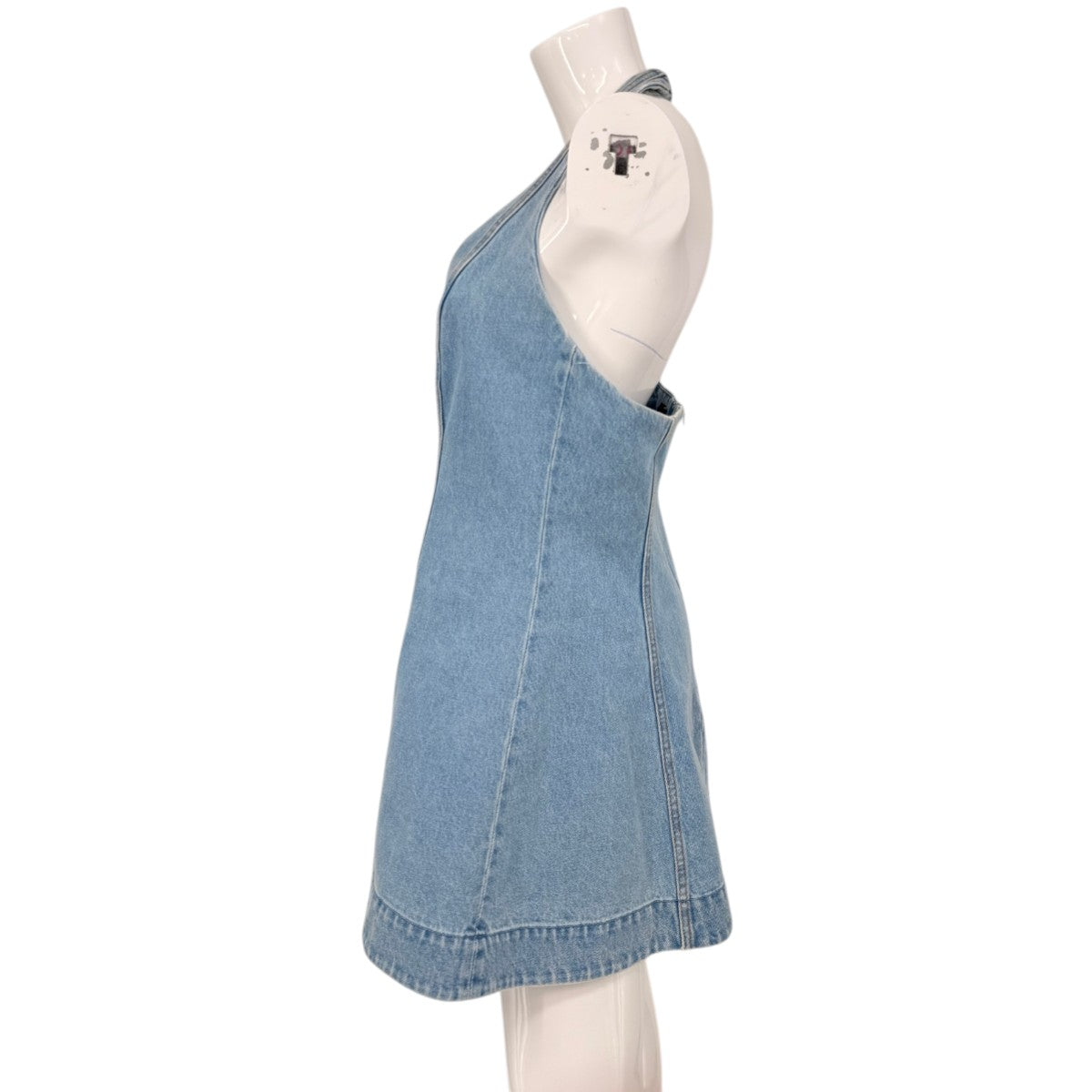 Retrofete Cotton Denim Renfri Mini Dress