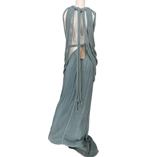 Kasia Kulenty Cotton Vera Braided Sleeveless Maxi Gown