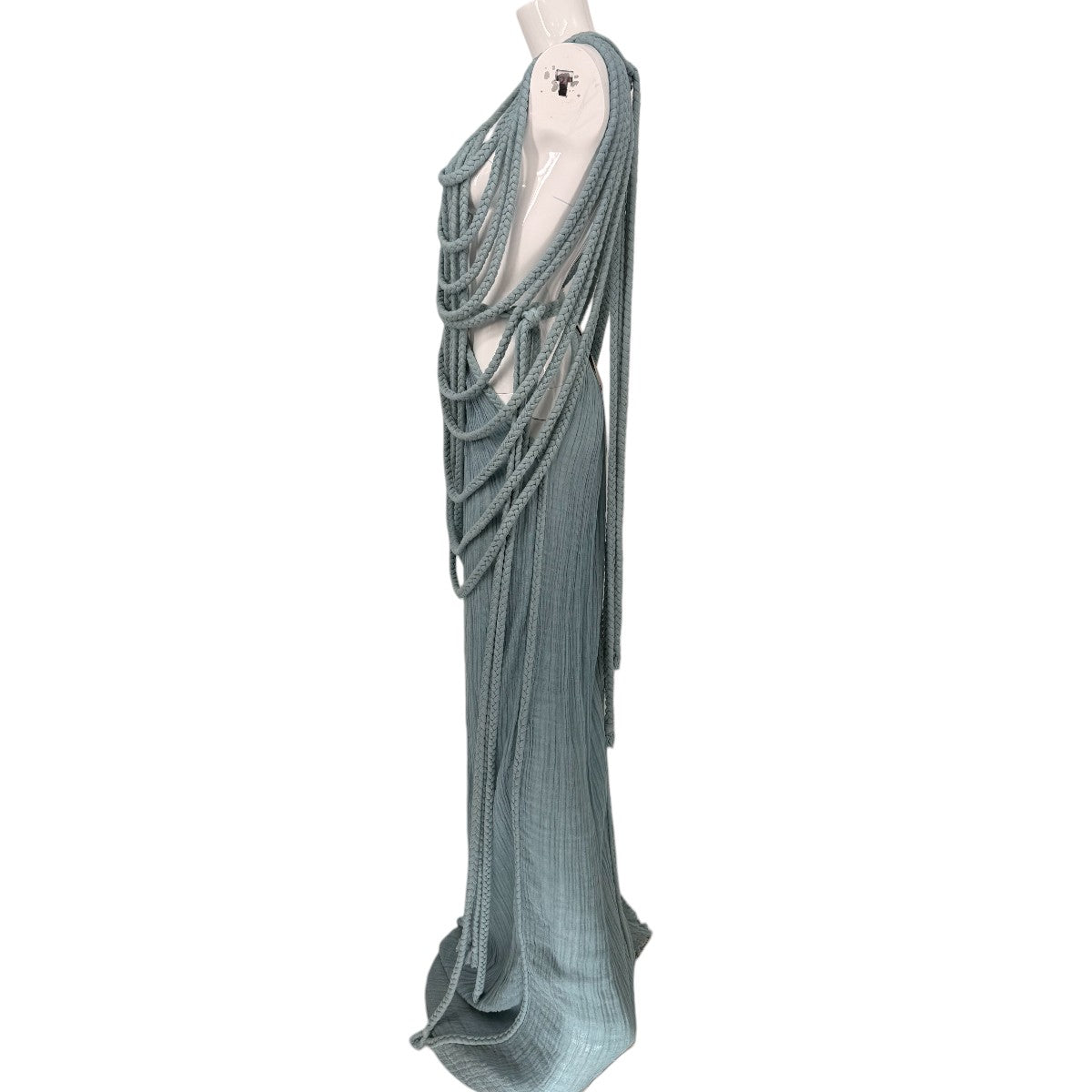 Kasia Kulenty Cotton Vera Braided Sleeveless Maxi Gown