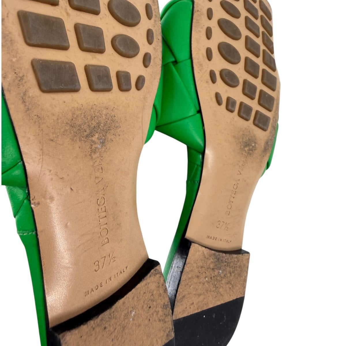 *Bottega Veneta Nappa Leather Intrecciato Lido Flat Sandals