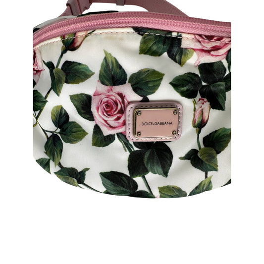 Dolce & Gabbana Nylon Floral Print Belt Bag