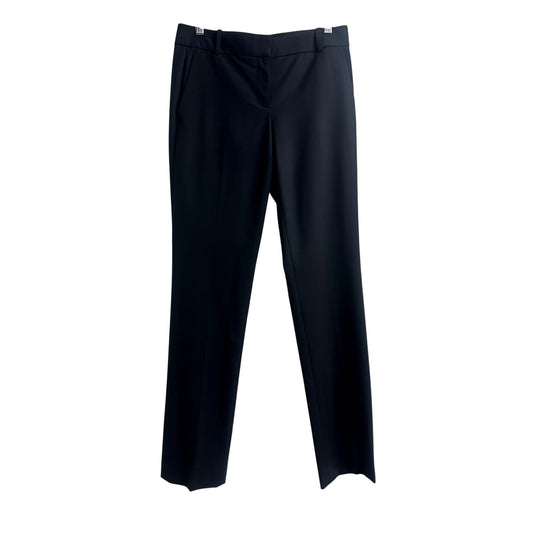 Theory Tailored Straight Leg High Waisted Trousers