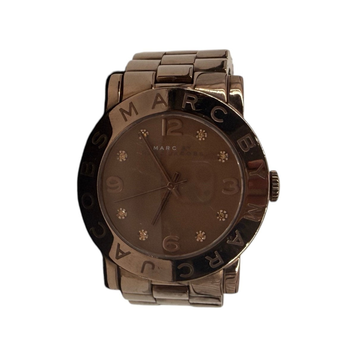 Marc by Marc Jacobs Rose Gold Tone Crystal Dial Bracelet Analog Watch Women's