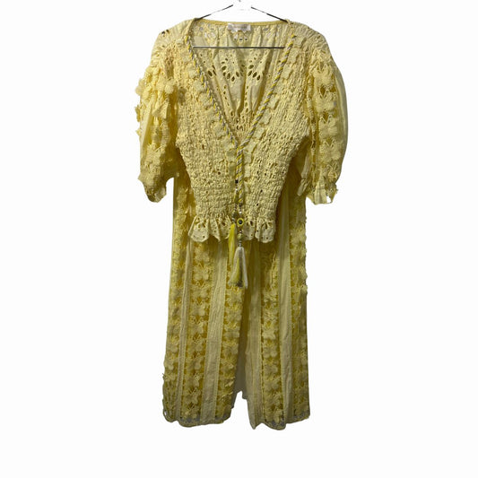 Laurie & Joe Broderie Anglaise Smocked Tassel 2 Piece Set Outfit