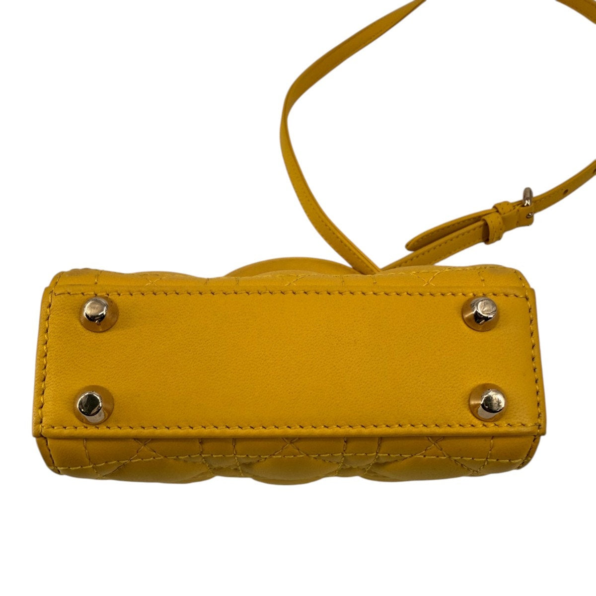 Christian Dior Cannage Lambskin Leather Shoulder Bag