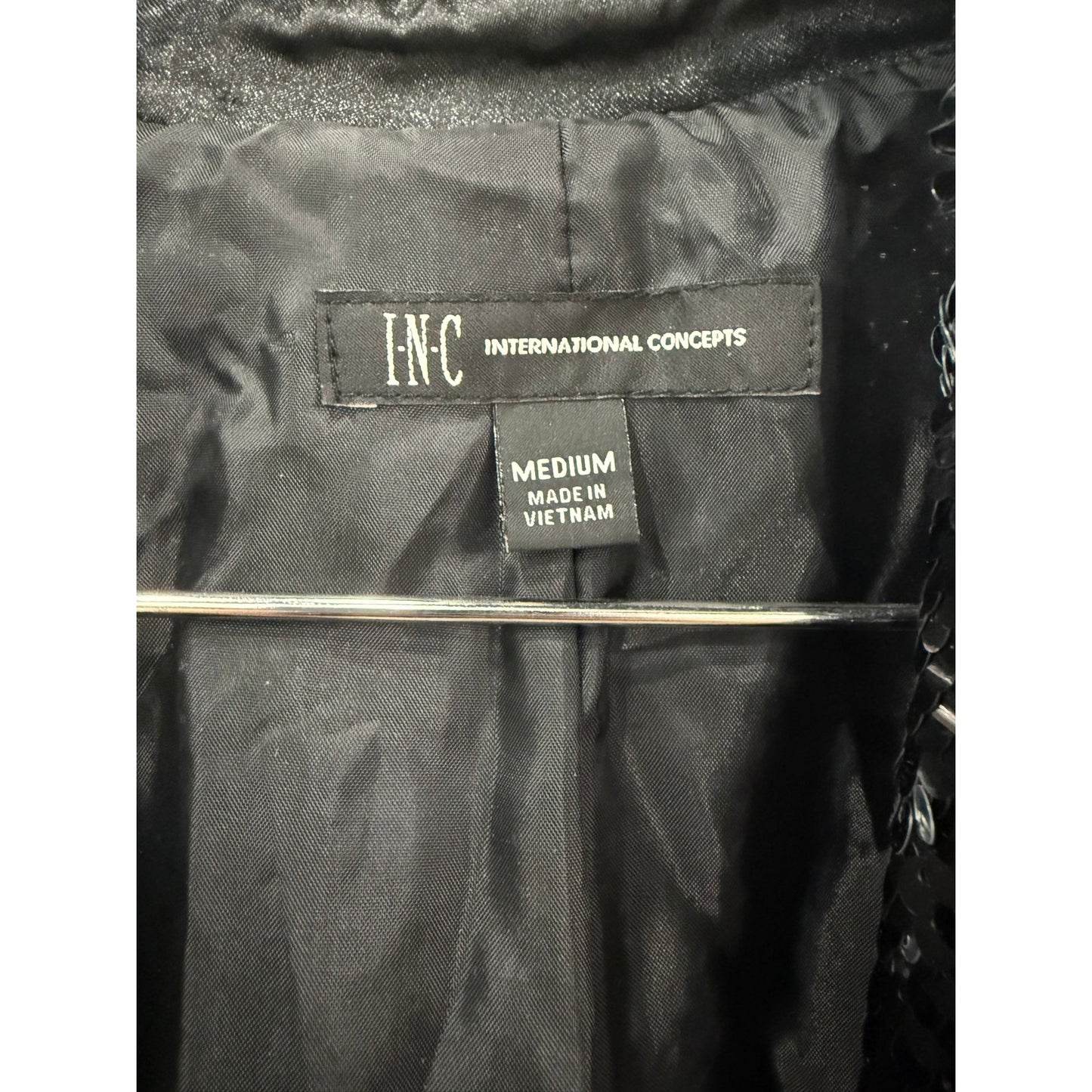INC International Concepts Allover-Sequin Blazer Jacket
