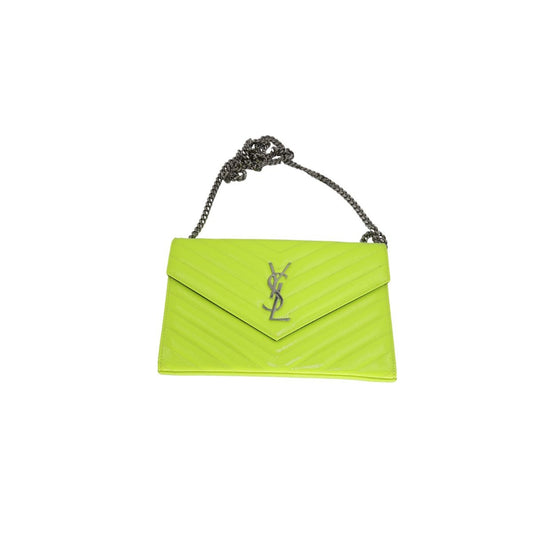 Saint Laurent Leather Quilted Cassandra Shoulder Bag