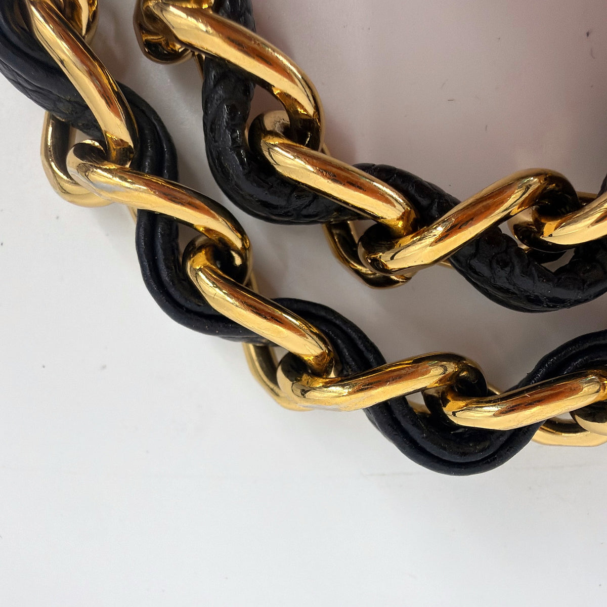 Chanel Classic Double Flap Jumbo Caviar Leather Black Gold Hardware Shoulder Bag