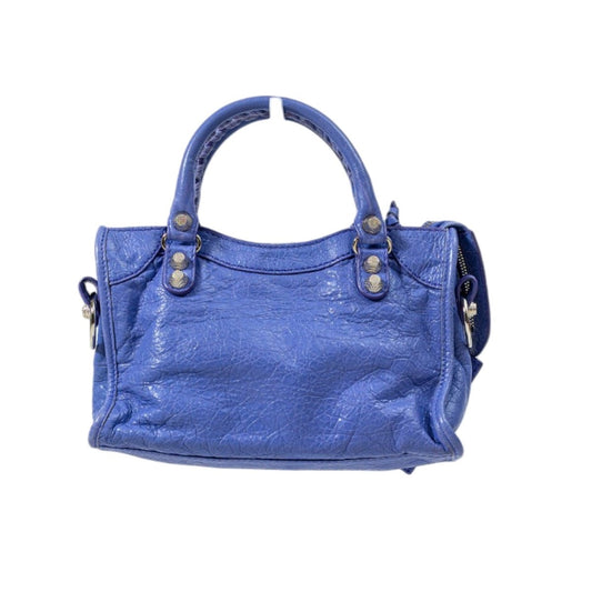 Balenciaga Leather Classic Small City Bag Lavander