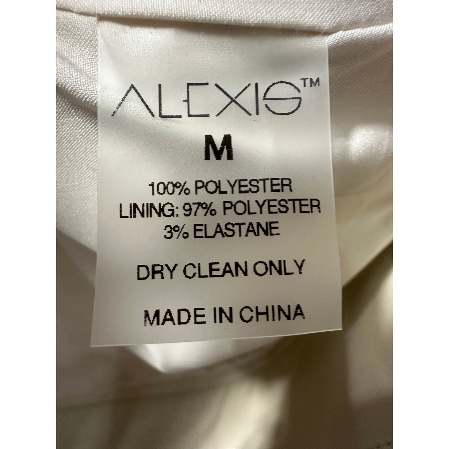 Alexis Ivory Faux Leather Ceci Jacket Buttoned Cuff Women's