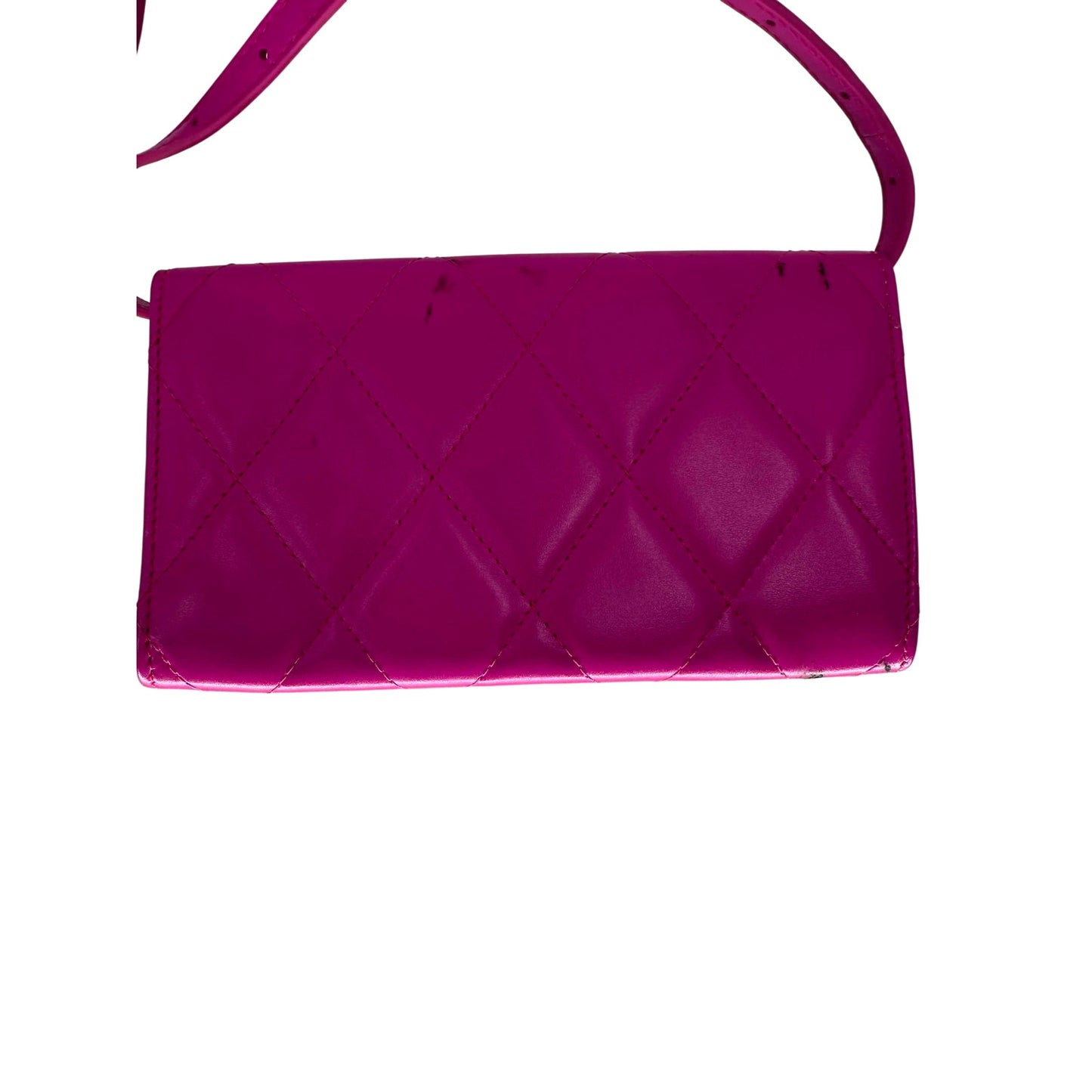 Balenciaga Leather Quilted Touch B Logo Crossbody Bag