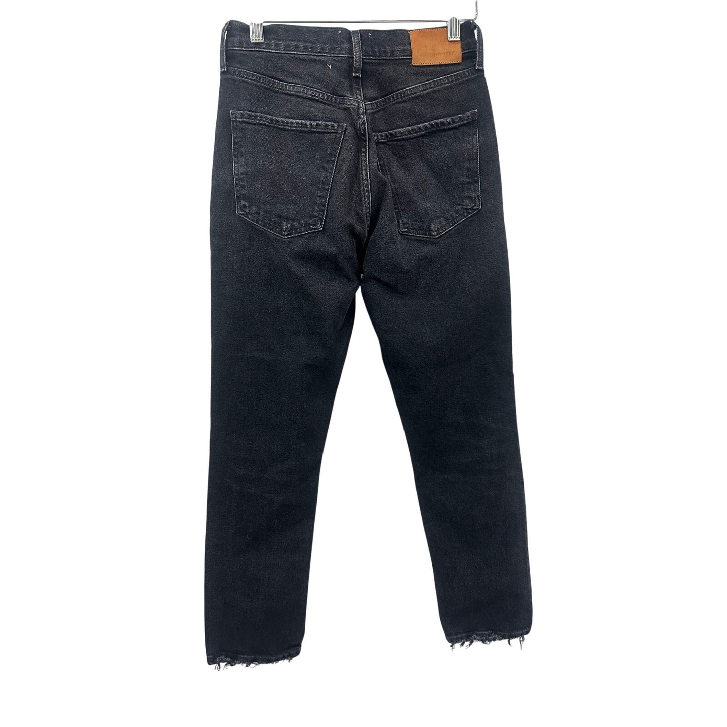Citizens of Humanity Black Cotton Denim High Rise Jolene Jeans Women's