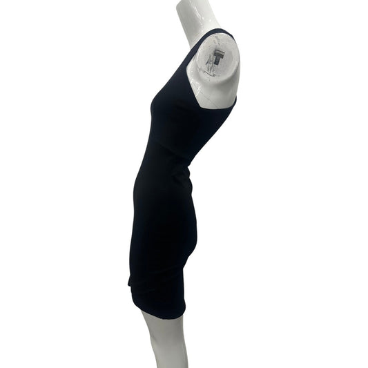 Helmut Lang Round Neck Sleeveless Sheath Mini Dress Women's