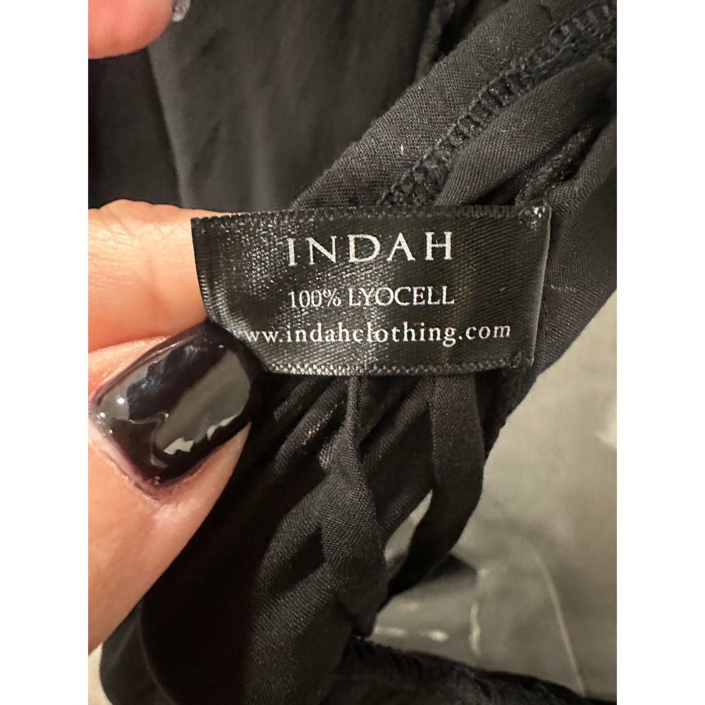 Indah Julie Ruched Bodice Cutaway Puff Sleeve Maxi Dress