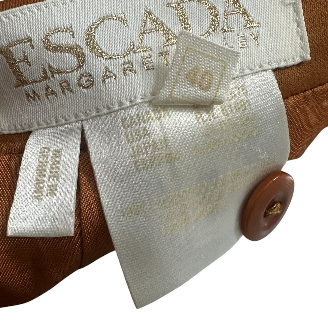Escada Wool Blazer Jacket Knee Length Skirt Suit Set