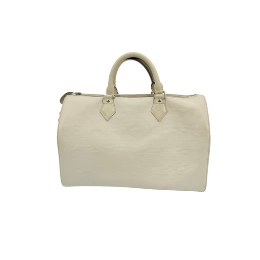 Louis Vuitton Epi Leather Speedy Bag White
