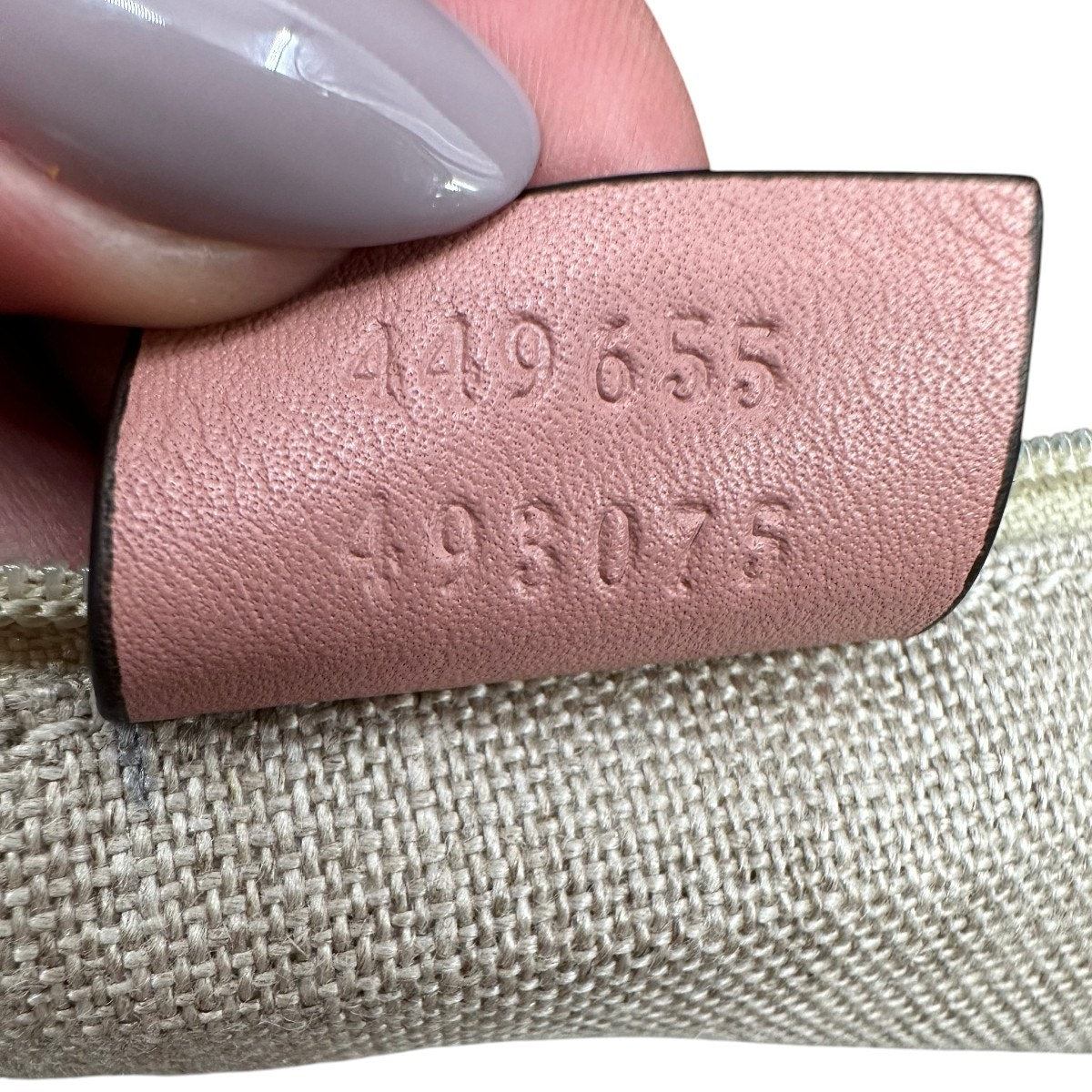 Gucci Leather Microguccissima Tote Bag