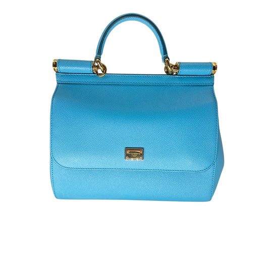 Dolce & Gabbana Leather Dauphine Miss Sicily Tote Bag