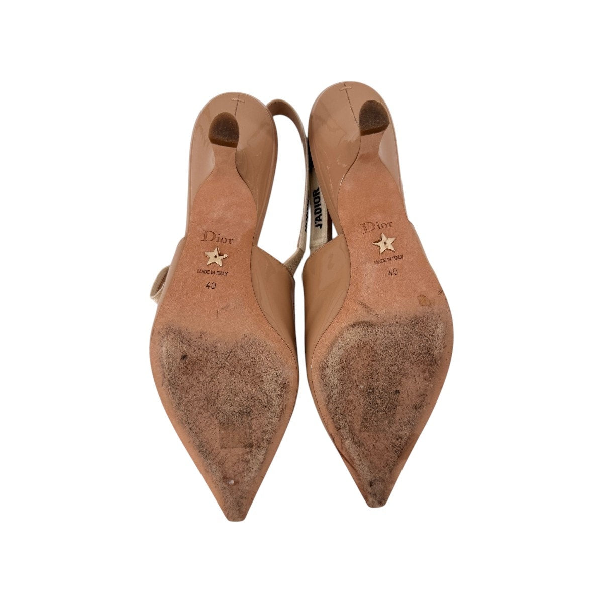 Christian Dior Patent Leather J'Adior Slingback Heels