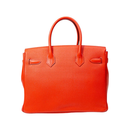 HERMES BIRKIN Clemence Leather PHW Rose Jaipur Size 35