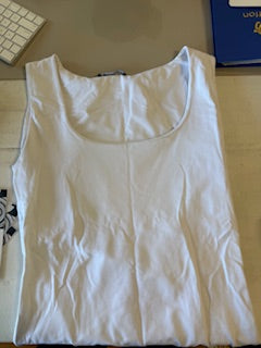 Zara white tank top