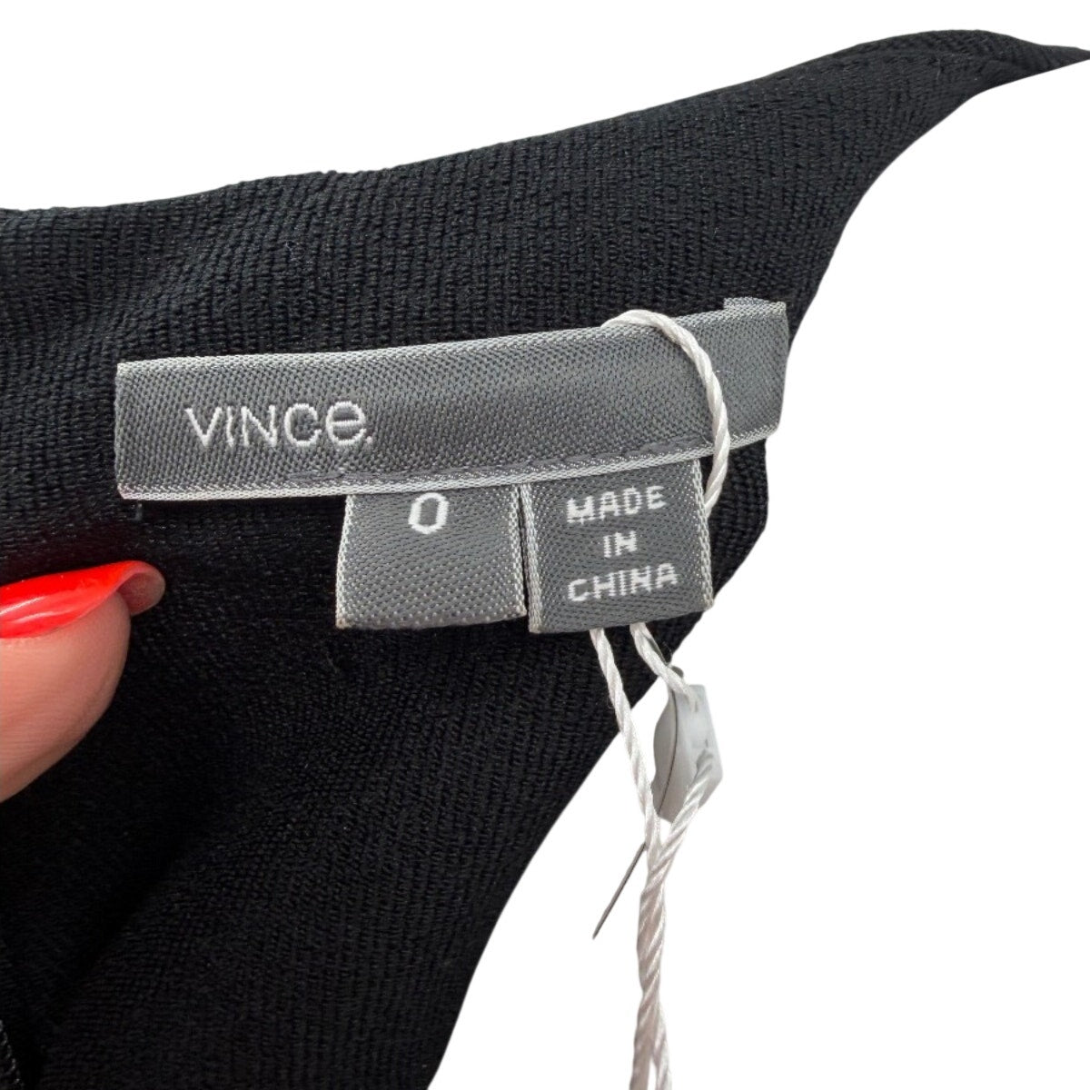 Vince Inverted Pleat V-Neck Sheath Mini Dress