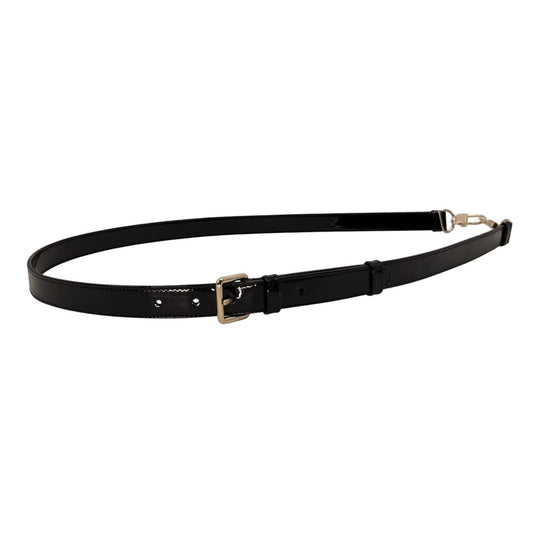 Christian Dior Locket Bag Strap Patent Leather Gold Hardware Adjustable