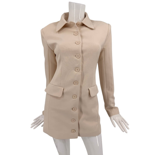 Lioness Cheri Collared Long Sleeve Blazer Mini Dress