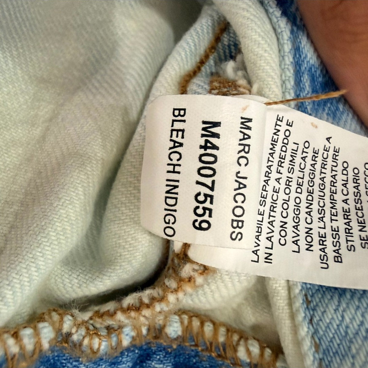 Marc Jacobs Cotton Oversized Cropped Denim Jacket
