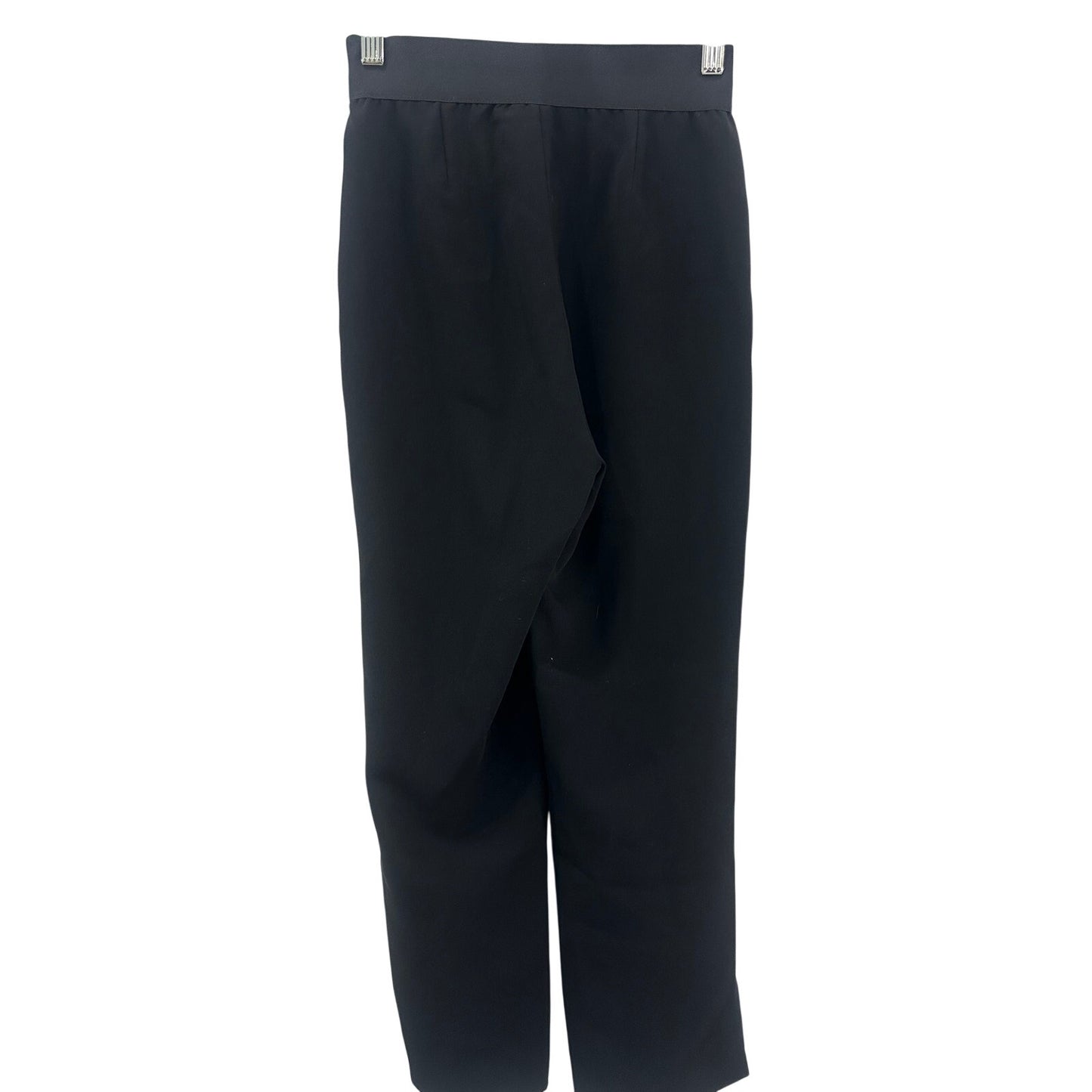 Cinq à Sept Black Alliston Pleated Straight Leg Finn Pants Women's