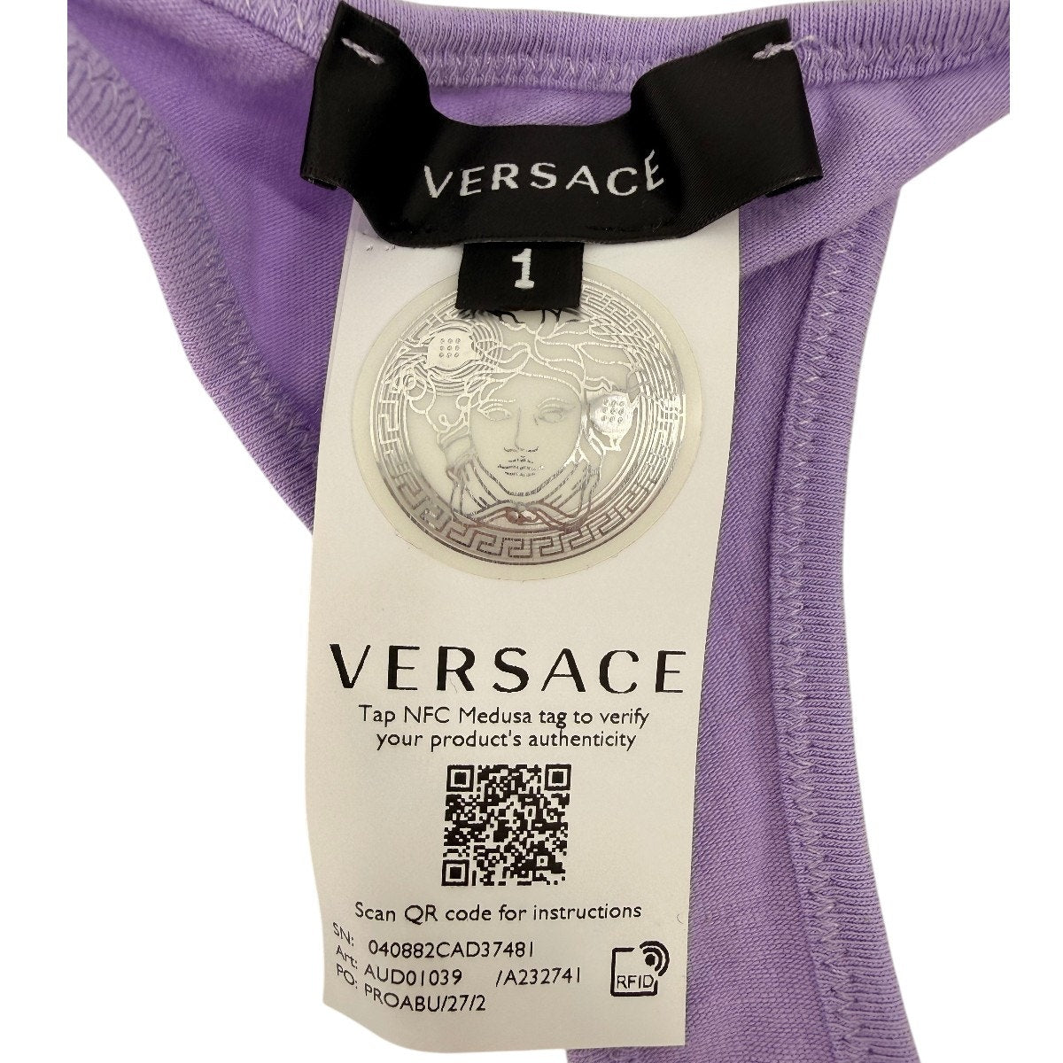 Versace Greca Border Pullover Racerback Sports Bra