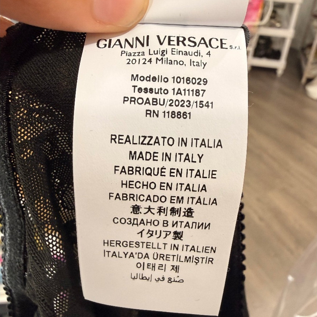 Versace Baroque Jacquard High Rise Tulle Stretch Shorts