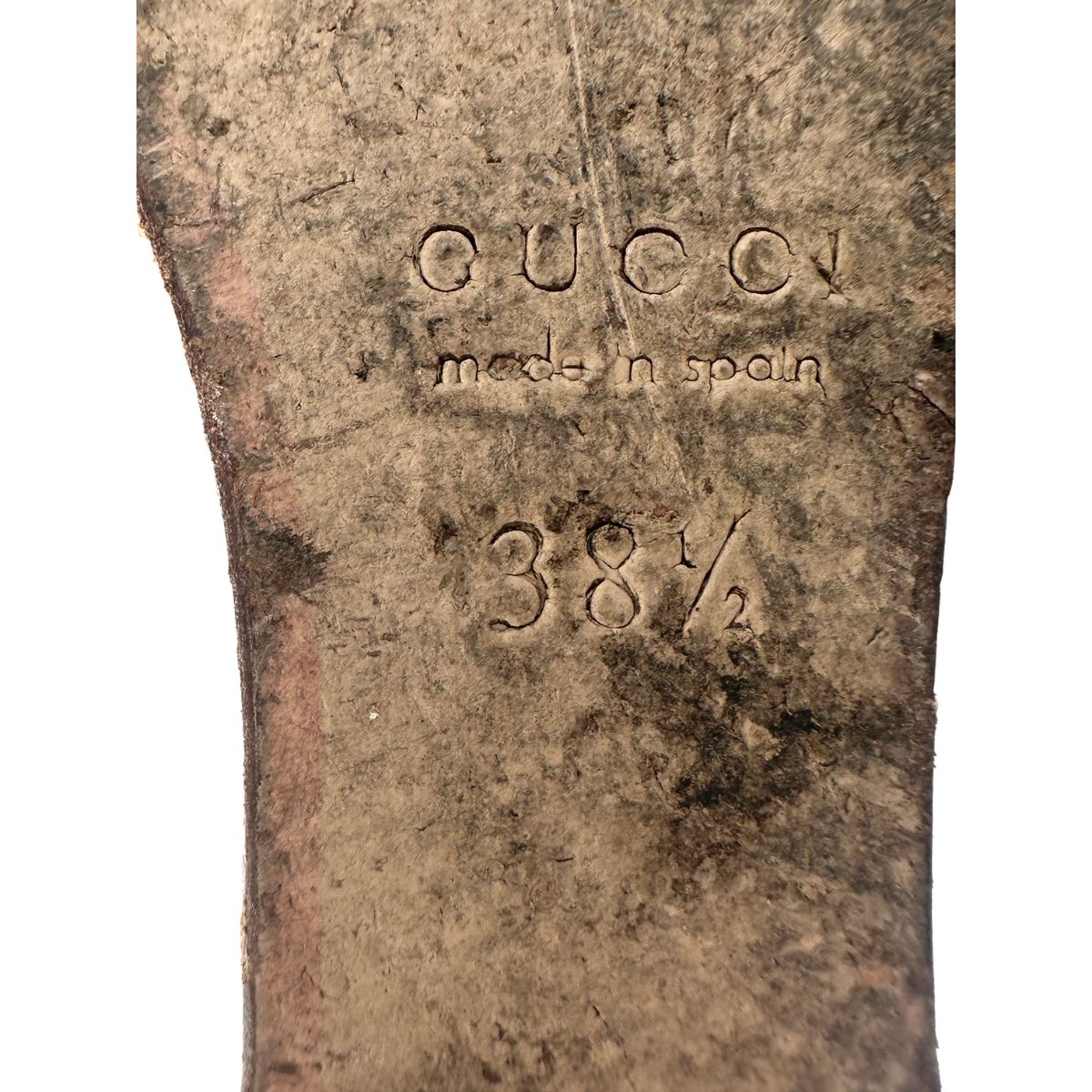 Gucci Leather Crackled Carolina Horsebit Espadrille Wedge Sandals