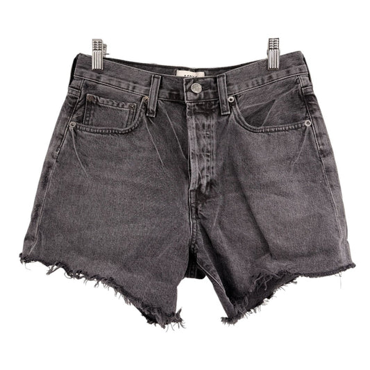 Agolde Cotton Denim Parker Vintage High-Rise Cut Off Shorts