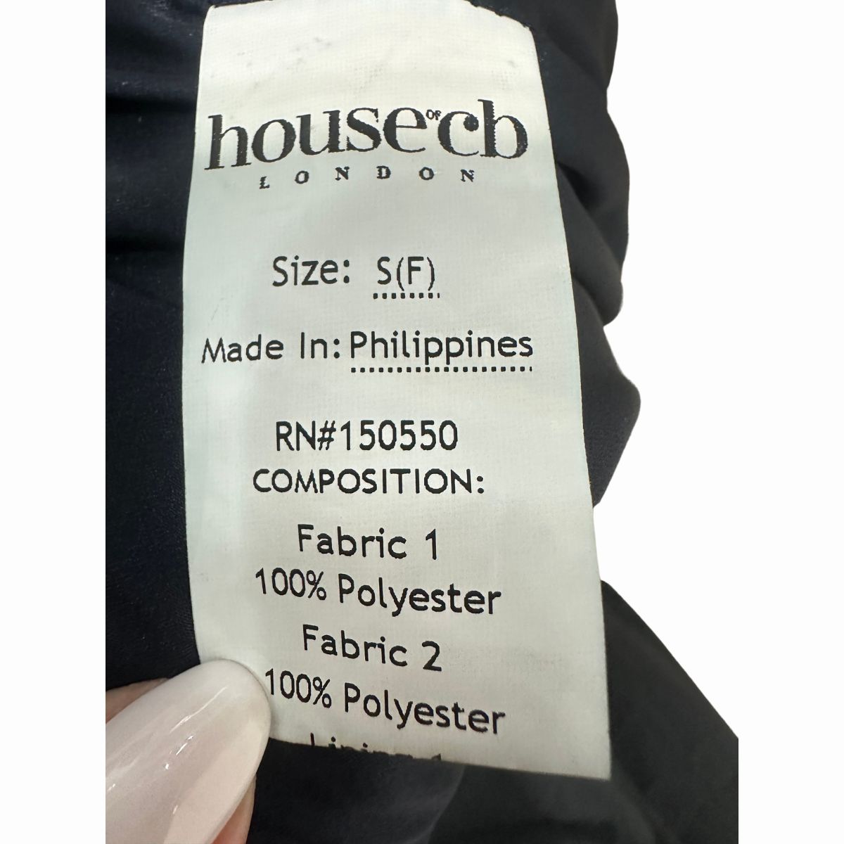 House of CB Paloma Plunge Neck Sleeveless Midi Dress Parisian Night