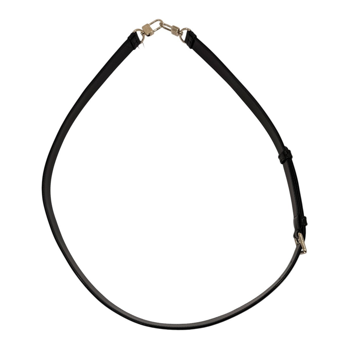 Christian Dior Locket Bag Strap Patent Leather Gold Hardware Adjustable