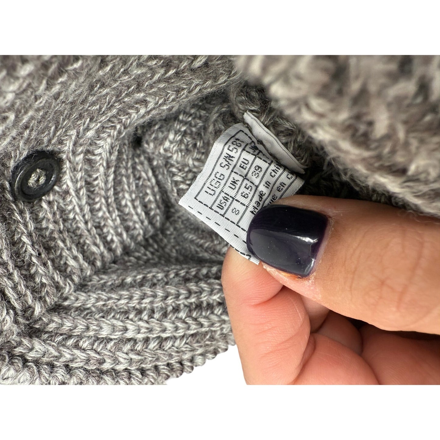 UGG Woven Classic Cardy Tall Foldover Knit Winter Boots