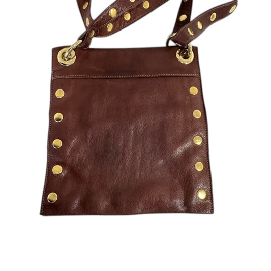 Hammitt Montana Leather Reversible Crossbody Bag Brown