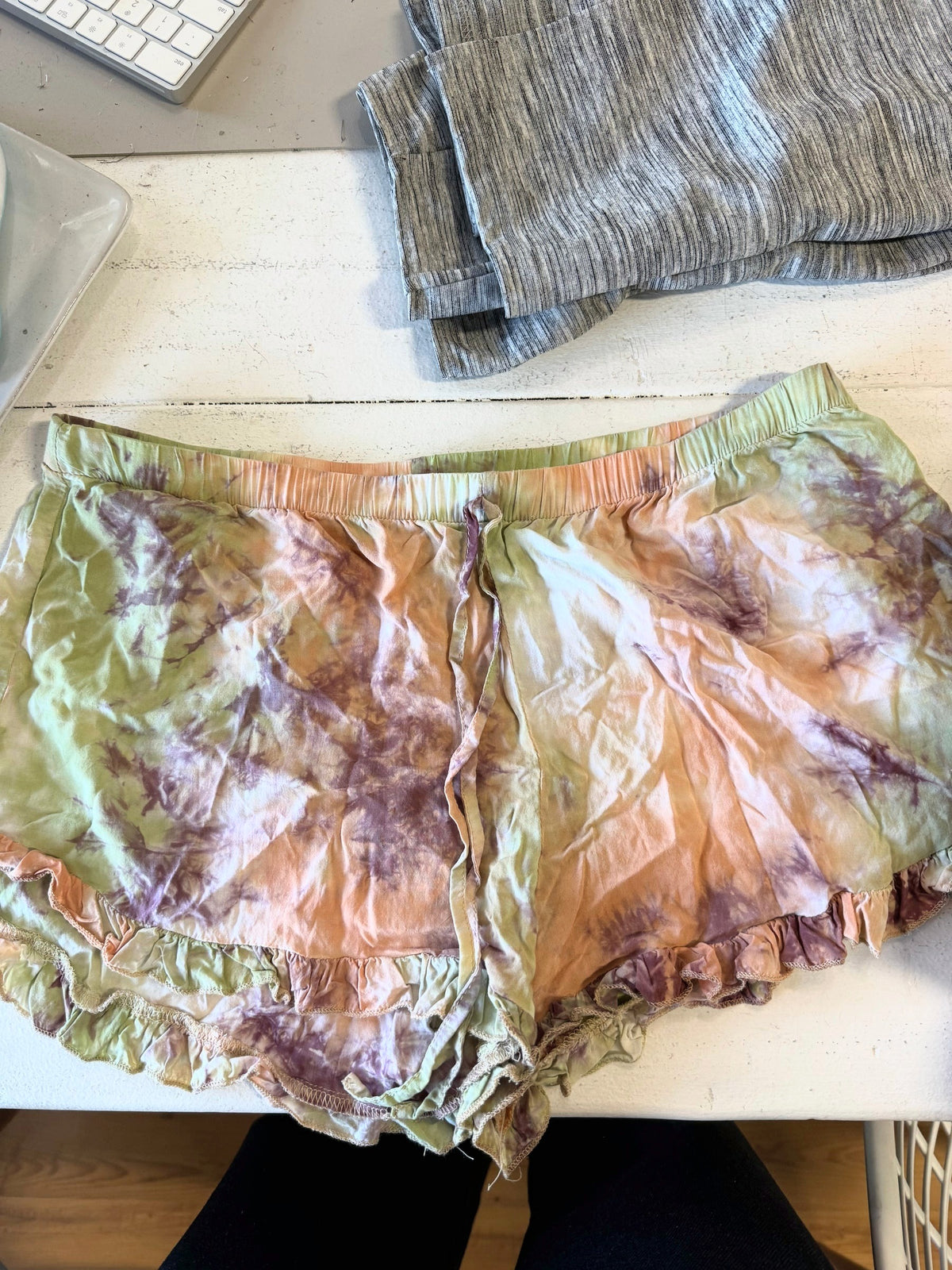 cotton candy LA tie dye shorts