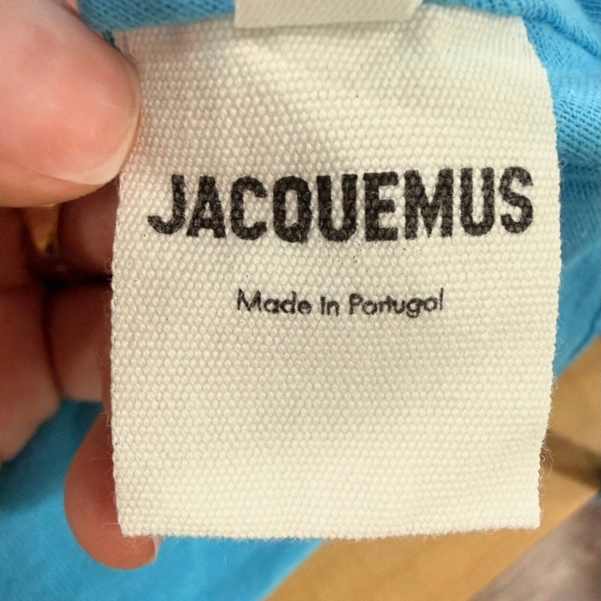 Jacquemus Cotton Crew Neck Short Sleeve Let Baci T-shirt